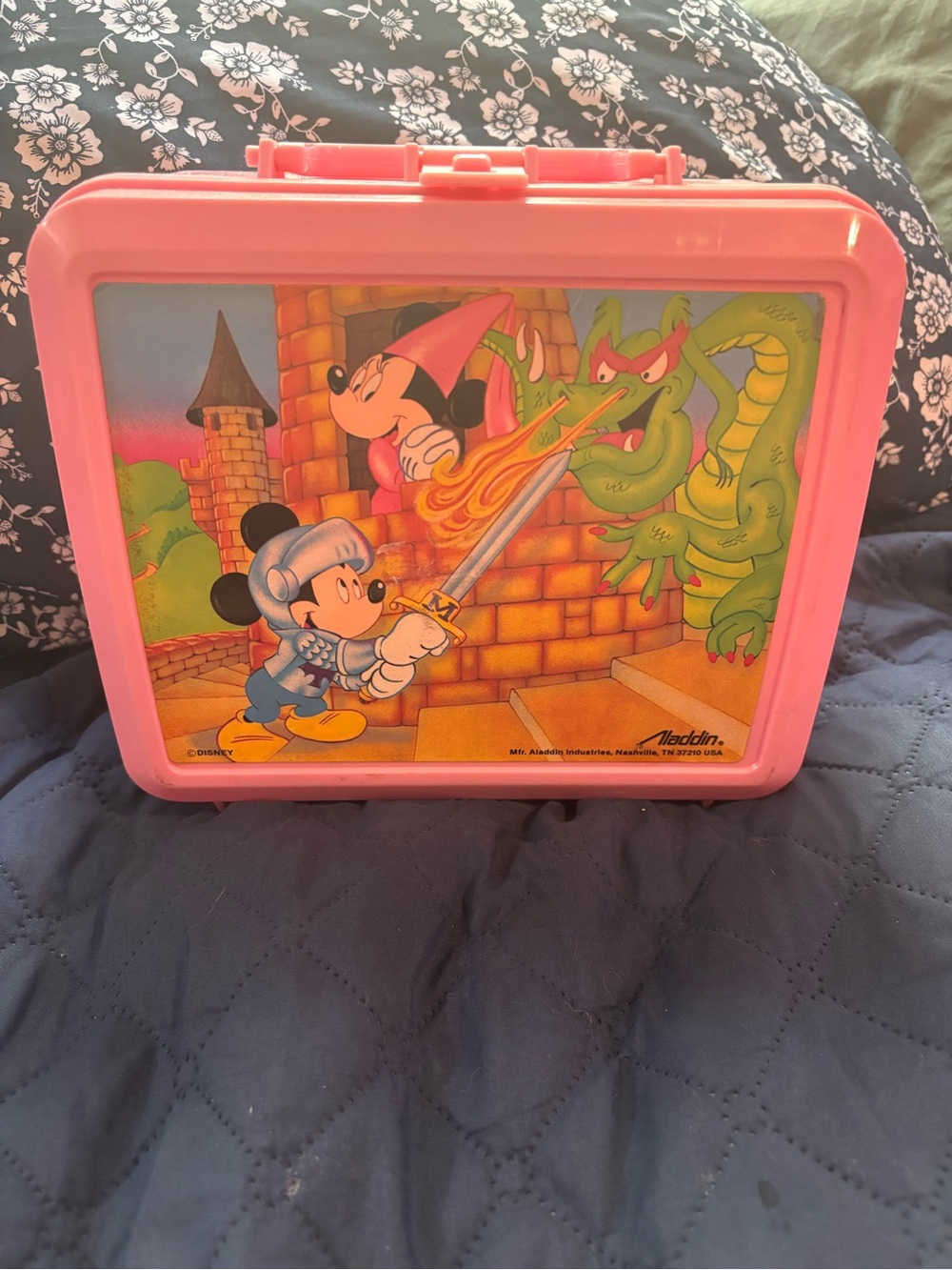 Pink Disney-Themed Kids Lunchbox by Aladdin